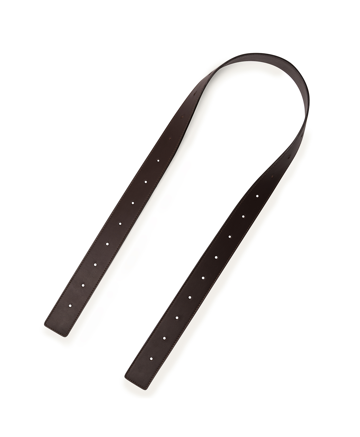 DŁUGI SZEROKI PASEK „MINIMAL” GORZKA CZEKOLADA
