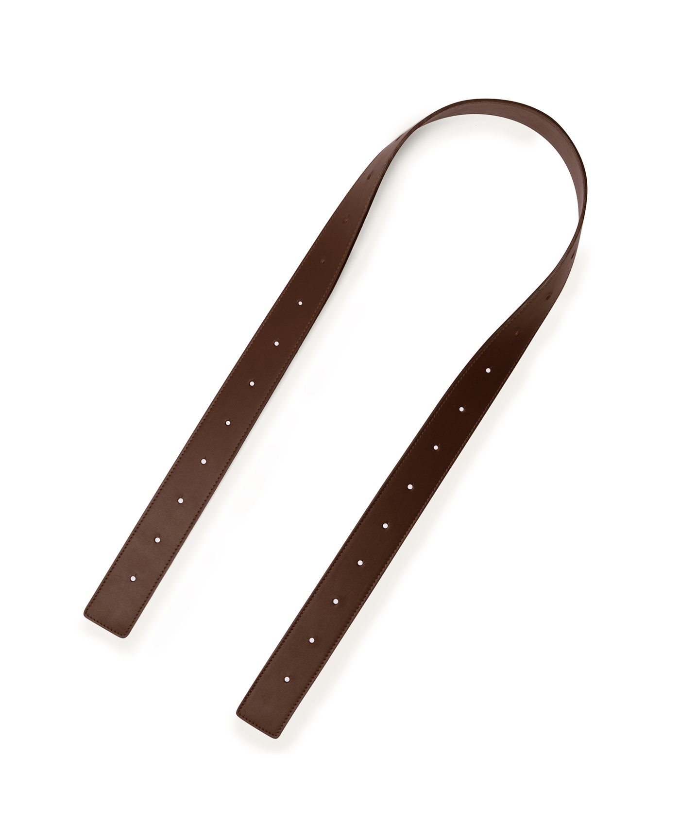 DŁUGI SZEROKI PASEK „MINIMAL” ORZECH