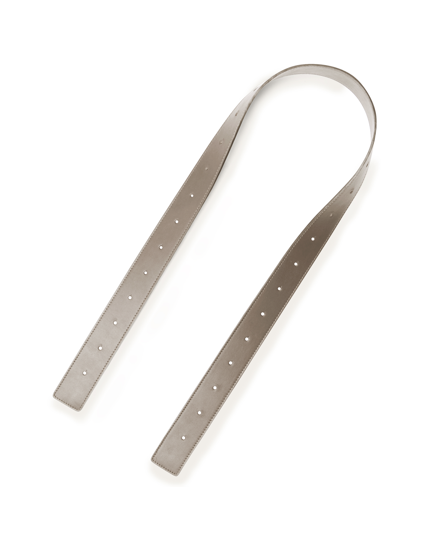 DŁUGI SZEROKI PASEK „MINIMAL” TAUPE