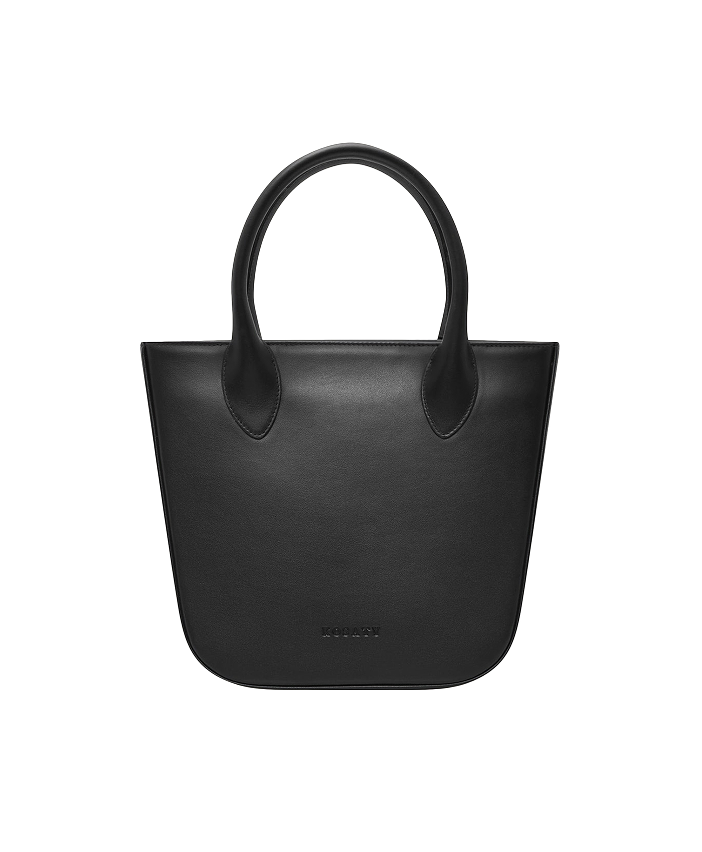 "SHOPPER S" KLASYCZNA GŁADKA CZERŃ